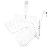 COMPUKAS Plataforma para Tortugas de Acrílico Resistente y Versátil, Rampa Colgante para Reptiles Pequeños, Adecuado para Decoración de Acuarios y Zonas de Descanso