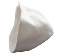 COMPUKAS Plato de Salsa de Cerámica Forma de Flor Blanco, Mini Tazones Resistentes y Fáciles de Lavar para Fiestas y Vida Diaria
