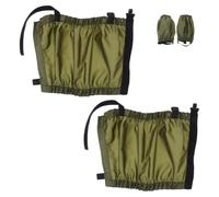 COMPUKAS Polainas para Tobillos de Senderismo al Aire Libre, Impermeables y Ajustables Banda Elástica, Hechas de Tela Oxford para Proteger contra Nieve, Agua y Barro en Montaña