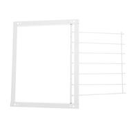 COMPUKAS Puerta para Palomas de Acero Inoxidable 30 Cm, Entrada Unidireccional para Jaulas de Pájaros, Accesorio para Suministros de Palomares y Trampas para Pájaros