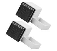 COMPUKAS Sellos de Acordes para Guitarra y Ukelele en Abs y Goma, 2 Piezas Fáciles de Reemplazar y Resistentes, Herramienta Adecuado para Aprender Acordes en Instrumentos de Cuerda