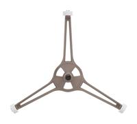 COMPUKAS Soporte Giratorio para Plato de Microondas de 6.3 Pulgadas Ruedas Triangulares y Anillo de Repuesto, Instalación sin Herramientas para Uso Doméstico