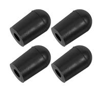 COMPUKAS Tapones de Clavija para Violonchelo de Caucho Antideslizantes 4 Piezas, Interior 6 Mm, Accesorios para Violonchelo Compatibles, Protectores para Extremo de Graves y Piezas