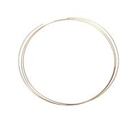 COMPUKAS Traste Resistente Uso Prolongado Dorado de Latón de 1,5mm Longitud Aproximada de 2,43 Metros de Guitarra para Cigar Box Guitar y Dulcimer