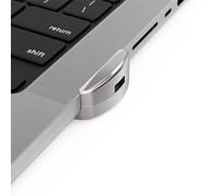 MacLocks Adaptador Ledge Lock para MacBook Pro 14" M1/M2/M3/M4 – Bloqueo con llave, plateado