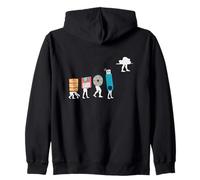 Computación en la Nube: Divertido Programador, ingeniería de Software de Inteligencia Artificial Sudadera con Capucha