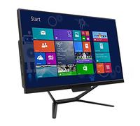 Computadora AIO 23,8 Pulgadas FHD PC Todo en Enchufe UE Control Táctil 4G DDR4 para el Trabajo (4+256G Enchufe de la UE)