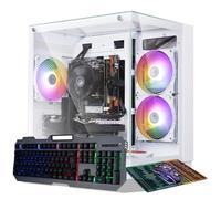 Computadora de escritorio preconstruida para juegos, Intel Core i7, funciona a una frecuencia de 3.4-3.9 GHz, tarjeta gráfica RX590 con memoria de video GDDR5 de 8 GB, 16 GB de RAM, SSD NVME de 1 TB
