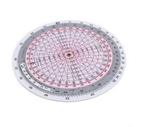 Computadora de vuelo de aviación, para trazador de navegación circular E6B-R, calculadora de reglas deslizantes, para planificación de vuelo, cálculo aritmético básico de velocidad, distancia y tiempo