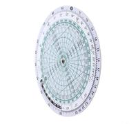 Computadora de vuelo de aviación, para trazador de navegación circular E6B-R, calculadora de reglas deslizantes, para planificación de vuelo, cálculo aritmético básico de velocidad, distancia y tiempo