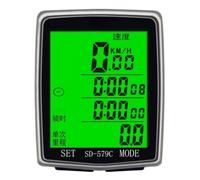 Computadora inalámbrica for bicicleta SD-579 con retroiluminación constante, velocímetro y odómetro con sensor de radios, pantalla LCD china for bicicletas de montaña y de carretera