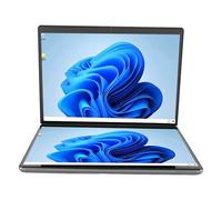 Computadora Portátil con Pantalla Táctil Dual de 13,5 Pulgadas, Diodo Emisor de Luz Orgánico Dual, Tableta Portátil 2 en 1 Plegable de 13,5 Pulgadas con (16G+1TB Enchufe Europeo