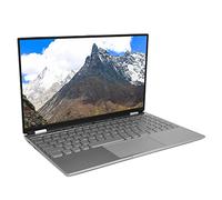 Computadora Portátil de 15,6 Pulgadas, Computadora Portátil de Negocios WiFi 2.4G 5G, 1920x1080 Quad Core Quad, Computadoras Portátiles con Tapa de 180 Grados con Teclado (16G+1T Enchufe de la UE)