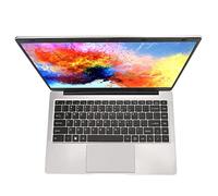 Computadoras Portátiles, Múltiples Interfaces 6GB RAM 1TB HD Laptop Estéreo Altavoces Duales 100-240V Pantalla IPS 2K de 14 Pulgadas Ligera para Aprender para Windows 11 (6+1 TB Enchufe de la UE)