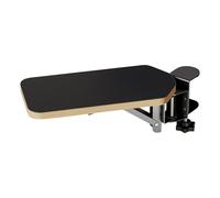 Computer Arm Rest, Wooden Plegable Mesa Mesa Desk Extender con 90 ° Rotación, Ergonómico Wrist and Arm Support for Typing Workstations Desktop Office Use 25 x 12 x 6,5 cm