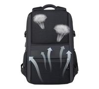 Computer Backpack, 15-Inch Large Capacity Oxford Cloth with USB Charging Port, Breathable Business Laptop Bag for College, Daily Use, Work, and Travel