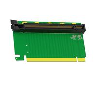 Computer Connectors PCIE3.0 16X 90 Degree Reverse Risers Card Adapter 61.80mm Height Use Reverse Direction Adapter