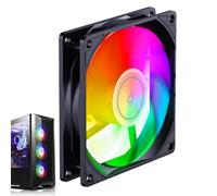 Computer Cooling Fan, Rgb Efficient Heat Dissipation 9-Leaves Design | Cpu Fan ARGB Technology for Home