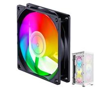Computer CPU Cooling Fans,9-Leaves Design Computer Case Fan | Argb Technology, Efficient Heat Dissipation Fans 4pin For Home Computers