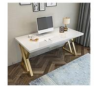 Computer Desk Home Office Desk Paint Panel Rugged Study Room Workstation Modern Light Luxury Writing Study Desk Desktop PC Desk with Drawer Home Office Desks Pc Table (Table Length : 1.4 Meters) (