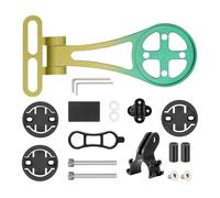 Computer Front Mount, Sturdy Mountain Bike Speedometer Holder, Stable Cycling Accessory for Data Tracking, Night Riding, Trails, or Long-Distance Travel, 90g, Green, Purple, Pink