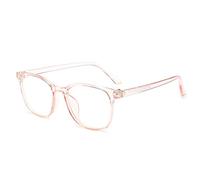 Computer Glasses Frames Anti Blue Rays Radiation Men Women Square Eye Pc Glasses Frames Unisex Optical Print Blue Light Glasses Gaming Glasses,Pink