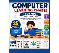 Computer Learning Charts for Kids: 25 Educational Computer Posters for Children | Computer Basics, Internet, Keyboard, Hardware, Software, Cyber Safety & Digital Skills