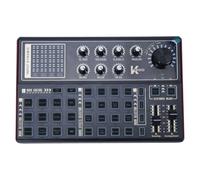 Computer Live Sound Card Multi DJ Mixer Effects Voice Changers LED Lights Soundboard para PC Play Broadcast