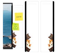Computer Monitor Memo Board, Acrylic Note Holder, Transparent Desk Office | Acrylic Computer Monitor Memo Board, Multifunction Office Note Holder, Clear Side Panel For Desk Studio Dorm Student