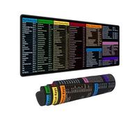 Computer Office Power Point Excel Word Outlook símbolo del Sistema Combinaciones de Teclas Teclado Gaming Alfombrilla de ratón Alfombrilla de Escritorio Enorme Suela de Goma XL ampliada para Oficina