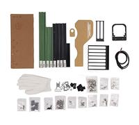 Computer Open Case Bracket Excellent Heat Dissipation Vertical Aluminum DIY Frame ATX MATX ITX Open Computer Case (Green Black)