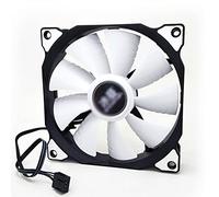 Computer Radiator 4 Pin 120mm Computer Case Fan Silent 12CM Fan CPU Cooling RGB Quiet PC Cooler Fan Case Fans 12V DC Adjust Fan Speed (Size : 5 Pcs)