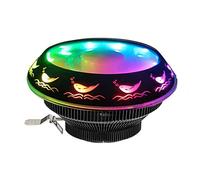 Computer Radiator CPU Cooler Universal 4pin PWM RGB LED Desktop Computer Aluminum Heatsink CPU Fan (Color : with Extra 1366 2011)
