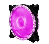 Computer Radiator Pro PC Case Fan RGB 120mm Aura SYNC 5V/3pin Quiet CPU Cooler Sets Fan 6 Pin CPU Radiator Adjust Fan Color Speed (Color : E)