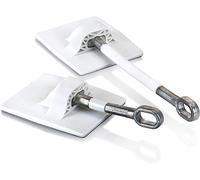 Computer Security Products Cerradura Puerta de Frigorífico Sin Candado - Cerrojo Puerta sin Agujeros, Blanco