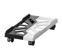 Computer Stand - Mobile CPU Cart, 1 Unit Ventilated PC Base For Heat Reduction, Rolling Floor Shelf with Wheels, Equipment Mount, Under Desk Holder For, Office and Workstation Setup