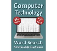 Computer Technology Word Search Puzzle Book: Word Search with Easy to Read Print about Computer Technology and More | 6x9 inches, 110 pages | 50+ Puzzles ... Gifts for Vacations, Holidays & Free Times