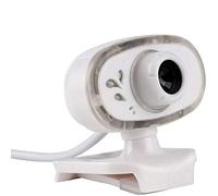Computer USB Drive-Free Face Recognition Video Conference Camera with Microphone for Video Conferencing Youtube Recording and Streaming Suitable for Home. (White)