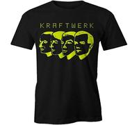 Computer World Electro Retro Alternative Autobahn T-Shirt Graphic Top Printed Shirt Short-Sleeve tee Mens Black