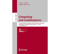 Computing and Combinatorics: 31st International Computing and Combinatorics Conference, COCOON 2025, Chengdu, China, August 15-17, 2025, Proceedings, Part I: 15983 (Lecture Notes in Computer Science)