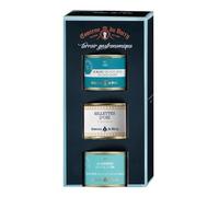 Comtesse du Barry - FOIE GRAS du Sud Ouest (Géographique Protégée IGP) - Juego de ganso de región gastronómica - 2.29 oz / 65gr (juego de 3 latas - Surtido de descubrimiento de ganso)