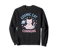 Comuna Cosmic Cat - Gatito meditando Sudadera
