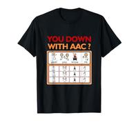 Comunicación Alternativa de concienciación de AAC Usted Abajo con AAC Camiseta