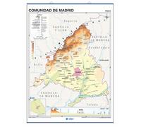 Comunidad de Madrid, f sico / pol tico: Mapas Póster ()