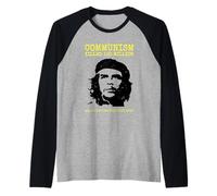 Comunismo Anticomunista Che Guevara Capitalismo Socialismo Camiseta Manga Raglan