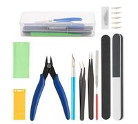 Comzantor 10 Piezas Gundam Model kit de Modelo Fabricación, Modelismo Maquetas, Juego de Manualidades Construcción de Pasatiempos con Caja, Herramientas Básicas de Modelador para Reparación y Fijación