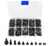 Comzantor 420 Piezas Tornillos para Ordenador Portátil, Juego de Tornillos para Computadora de Acero al Carbono, Tornillos para Laptop con 10 Tamaños para Disco Duro Carcasa Placa Base Ventilador
