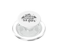 con alas Valientes, Vuela el empoderamiento Inspirador PopSockets PopGrip para MagSafe