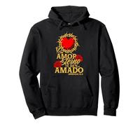 con Amor Eterno te he Amado, versículo Jeremías 31:3 Sudadera con Capucha