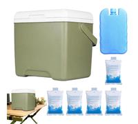 ,con asa 13,8 L grande estanca, portátil rígida - para Camping, Picnic Senderismo, Playa Viajes Tailgating Road Trip al aire libre